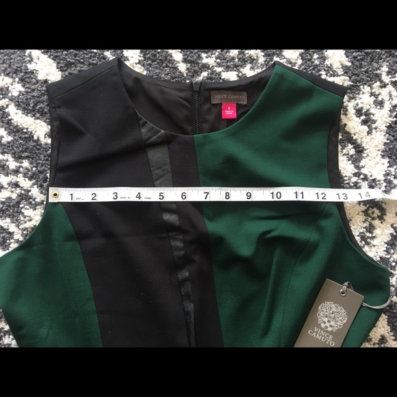 NWT Vince Camuto SZ 6 Green/Black Dress 67% Off! - Picture 6 of 8